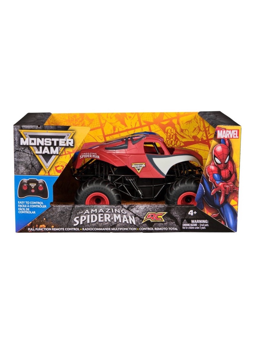 Monster Jam Marvel The Amazing Spider-Man RC Monster Truck remote control